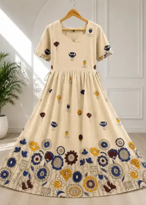 Kalamkari Cotton Umbrella Kurti-HIFI80