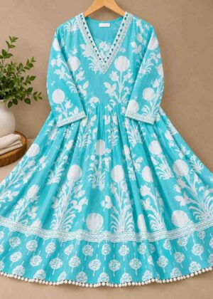 Unbelievable Cotton Short Umbrella Kurti-HIFI103
