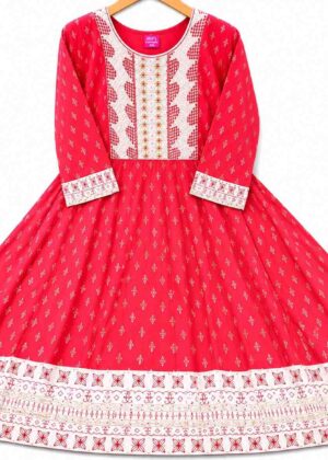 Elegant Ethnic Rayon Printed Kurti-HIFI296
