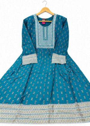 Elegant Ethnic Rayon Printed Kurti-HIFI294