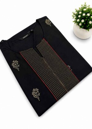 Trending Zora Premium Silk Kurti with Side Pocket-HIFI148