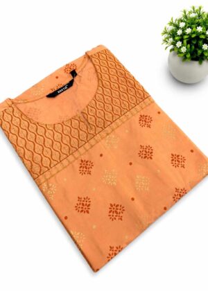 Trending Zora Premium Silk Kurti with Side Pocket-HIFI147