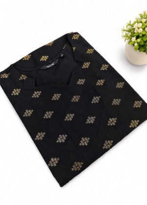Trending Zora Premium Silk Kurti with Side Pocket-HIFI154