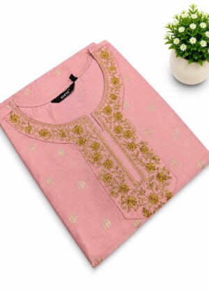 Trending Zora Premium Silk Kurti with Side Pocket-HIFI145