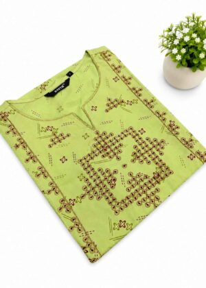 Trending Zora Premium Silk Kurti with Side Pocket-HIFI152