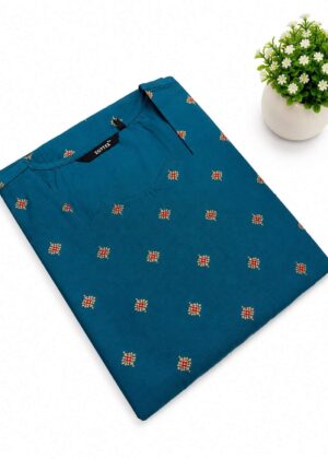 Trending Zora Premium Silk Kurti with Side Pocket-HIFI141