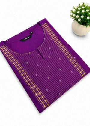 Trending Zora Premium Silk Kurti with Side Pocket-HIFI146