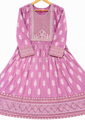 Elegant Ethnic Rayon Printed Kurti-HIFI299