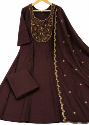 Premium Vichithra Silk Feeding Kurti with Shawl  – HIFI251