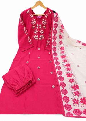 Ethnic Charm Roman Silk 3 piece set-HIFI387